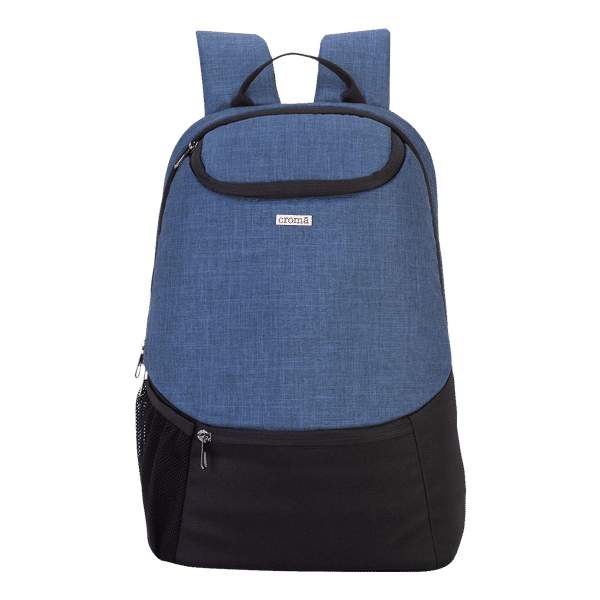 Buy Croma CRSCBLUBKA264402 Polyester Laptop Backpack for 15.6 Inch